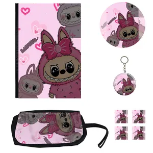 بسته لوازم تحریر مدل لبوبو شامل کلاسور فانتزی کد1 مجموعه 8 عددی