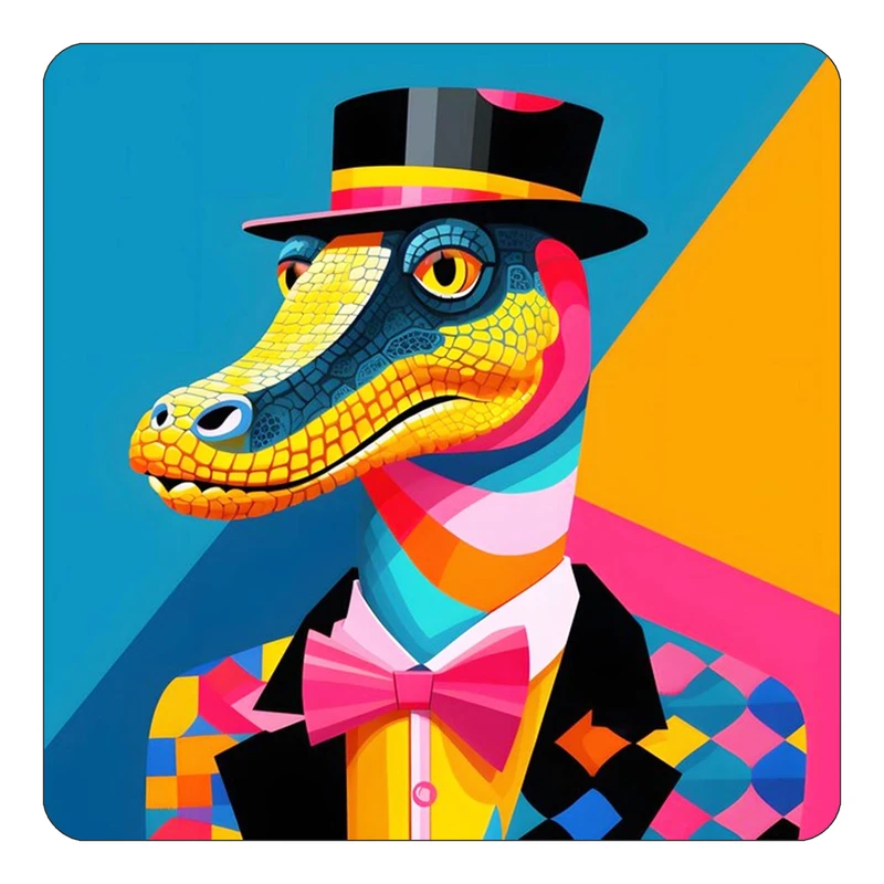 مگنت کاکتی طرح حیوانات رنگی مدل mp25317