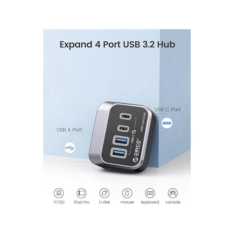 هاب 4 پورت USB اوریکو مدل M32A2C-G2