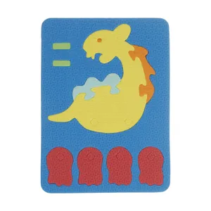 پازل 12 تکه بافوم طرح دایناسور مدل فومی