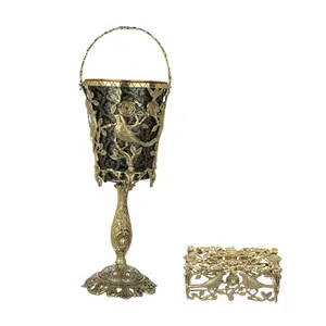 ست سطل و جای دستمال کاغذی مدل بلبل