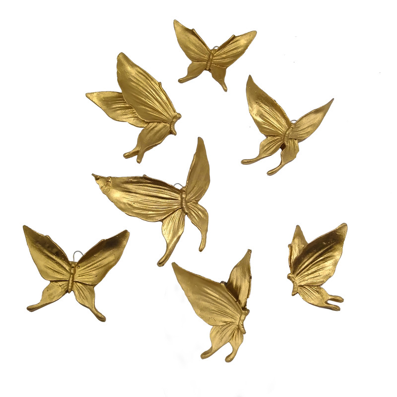 دیوارکوب طرح پروانه کد 007 مجموعه 7 عددی