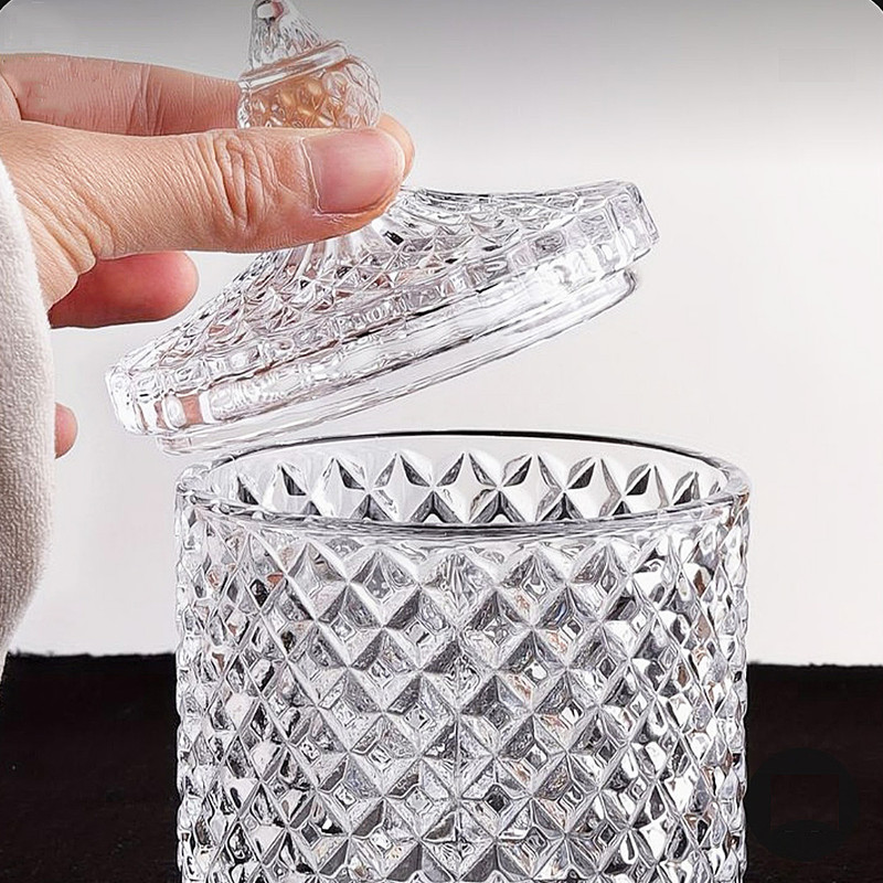 شکلات خوری مدل لوکس بلوری دستساز طرح برجسته کد 220