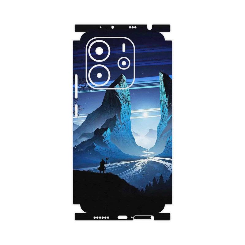 برچسب پوششی ماهوت مدل Blue Mountains Digital Art-FullSkin مناسب برای گوشی موبایل شیائومی Redmi Note 14 4G