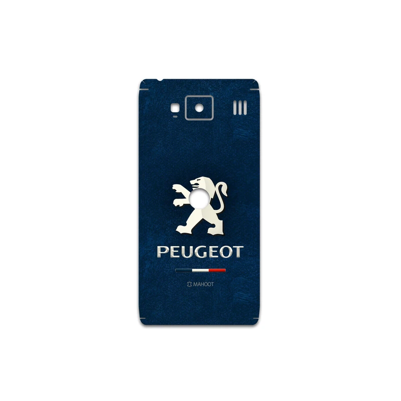 برچسب پوششی ماهوت مدل Peugeot مناسب برای گوشی موبایل موتورولا droid razr hd