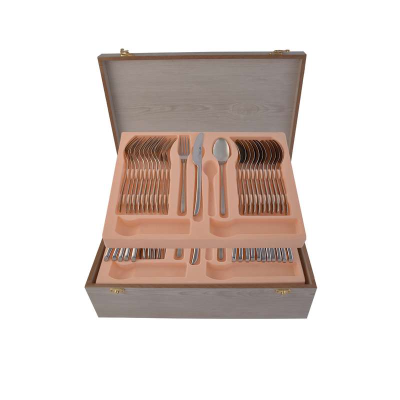 سرویس قاشق و چنگال 54 پارچه ام جی اس مدل DORTMOND(GE)001