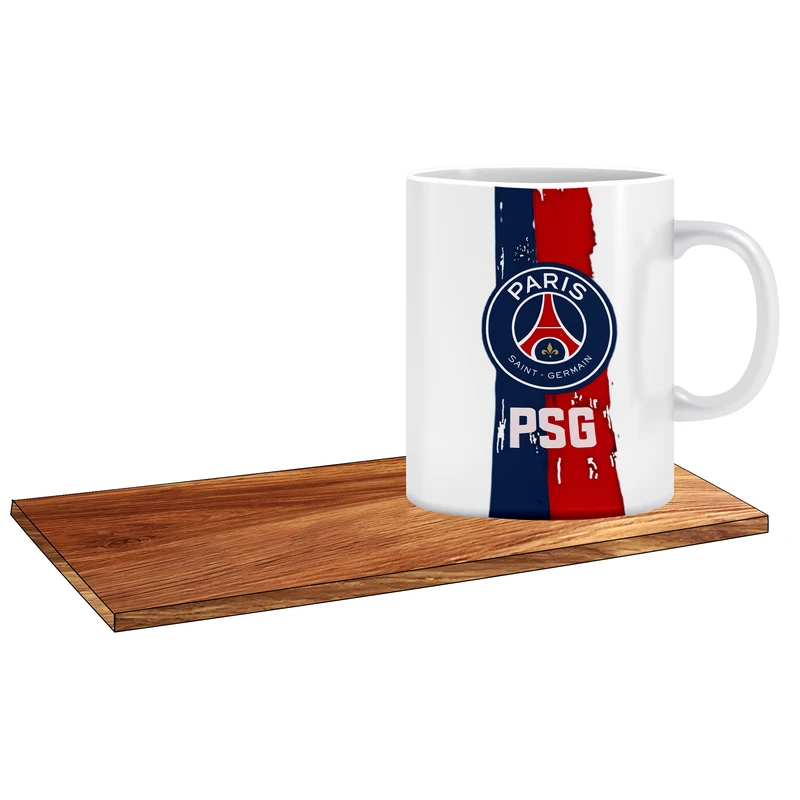 ماگ ال ایکس پی طرح پاری سن ژرمن کد 344 به همراه زیر لیوانی