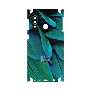 MAHOOT Green Feather-FullSkin Cover Sticker for Samsung Galaxy A40
