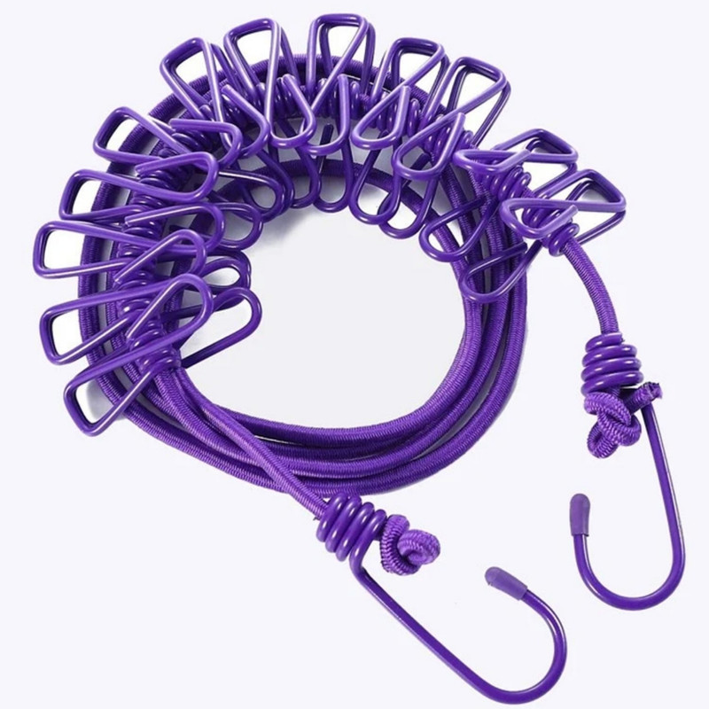 طناب رخت مدل کشی گیره دار