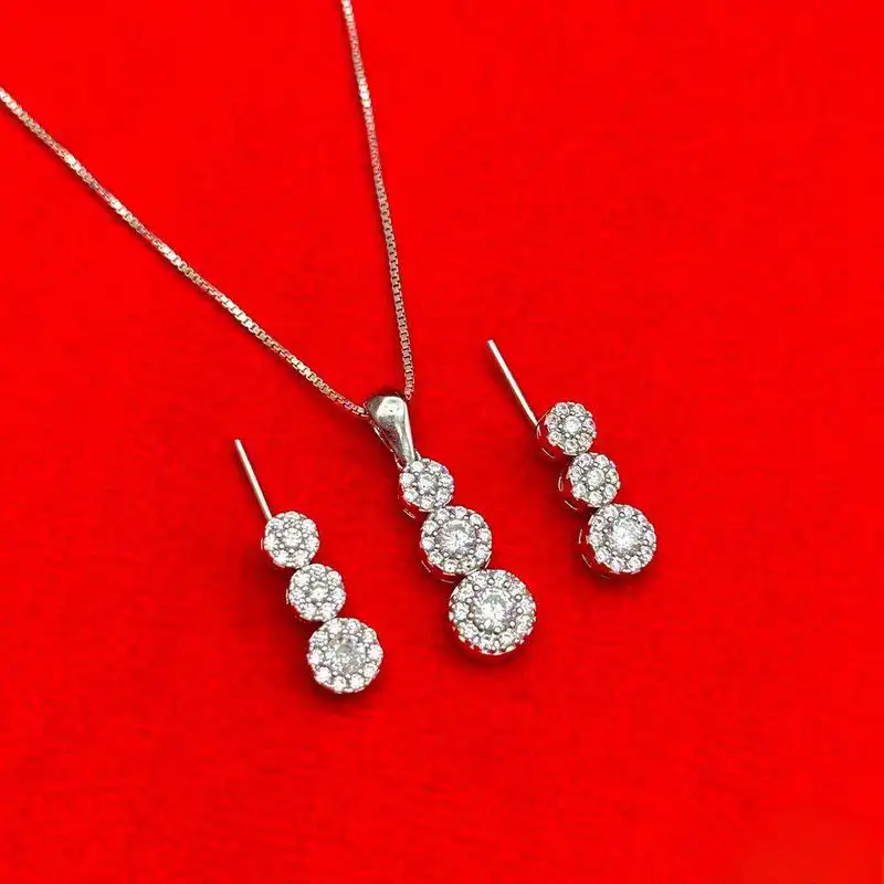 نیم ست نقره زنانه مدل فلاور کد BF 17