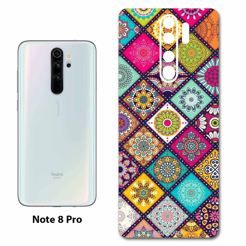 برچسب پوششی گیگا کاور کد 1022 مناسب برای گوشی موبایل شیائومی Redmi Note 8 pro