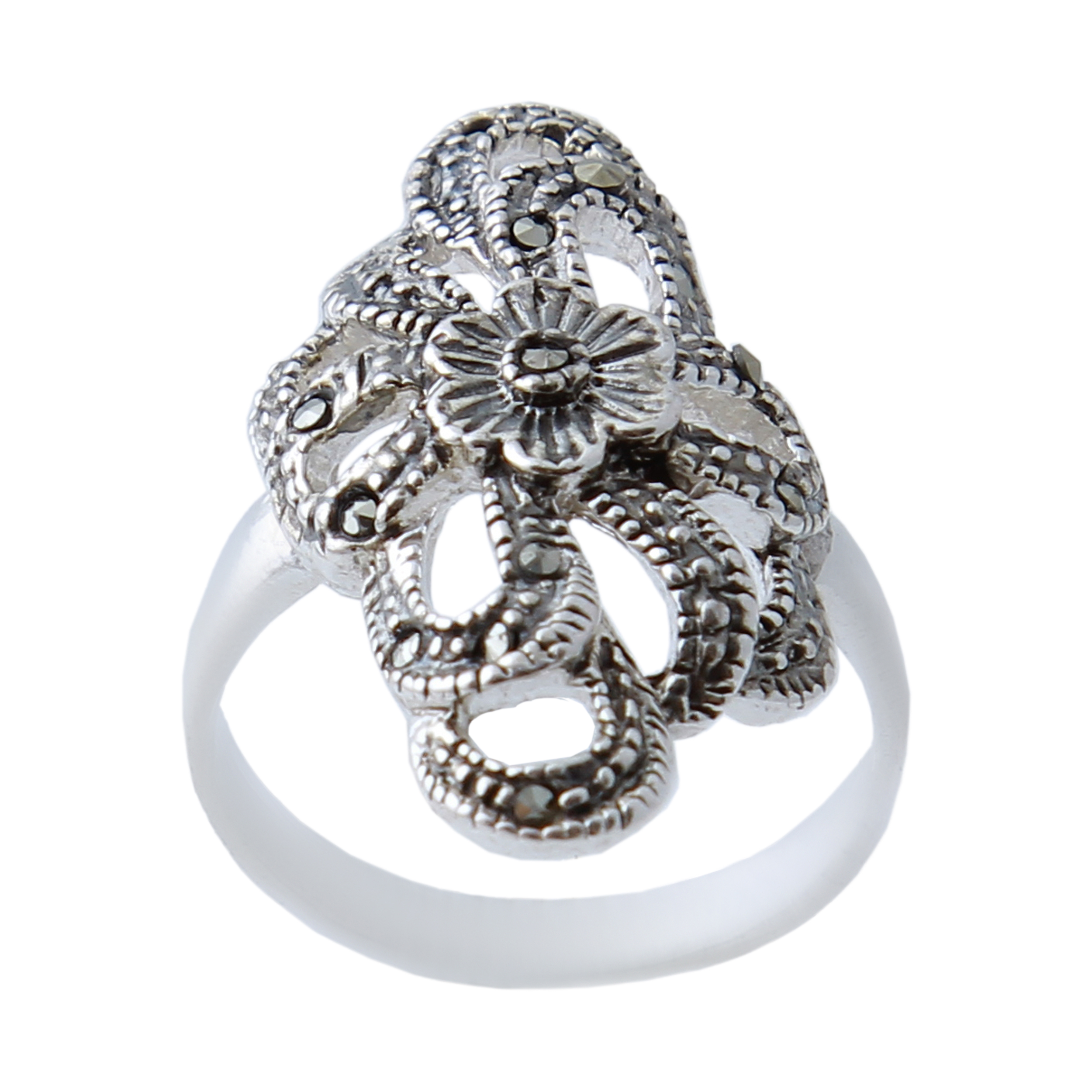     انگشتر نقره زنانه بازرگانی میلادی کد AW_419