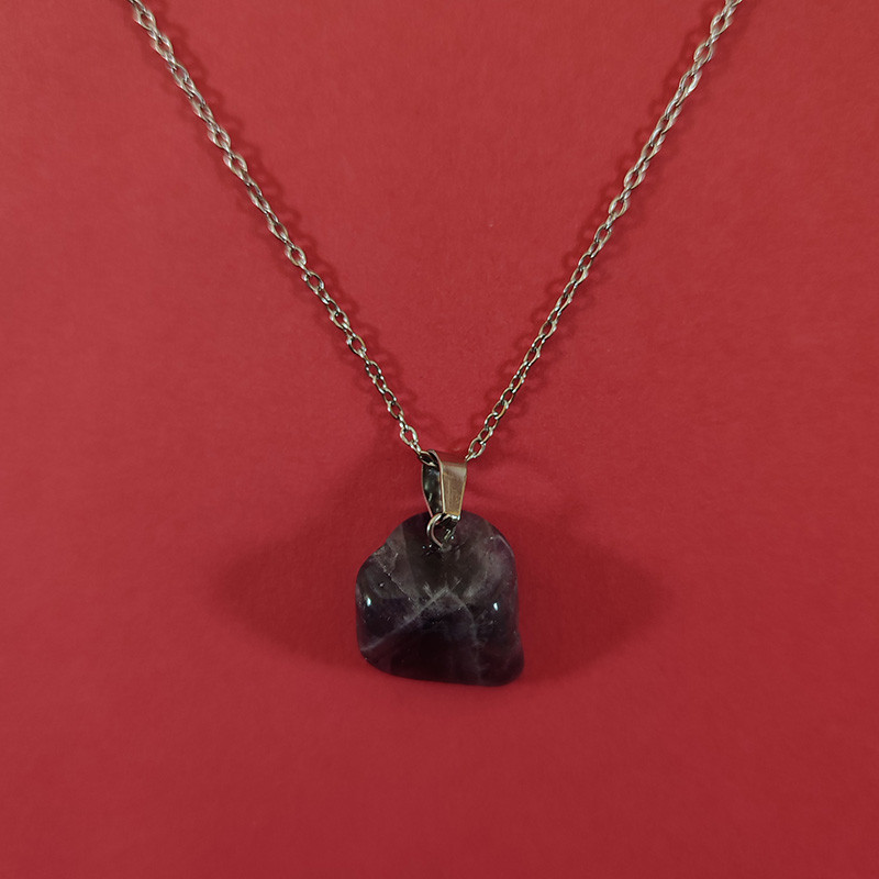 گردنبند دخترانه مدل سنگ اویز 06 گردنبند دخترانه مدل سنگ اویز 06