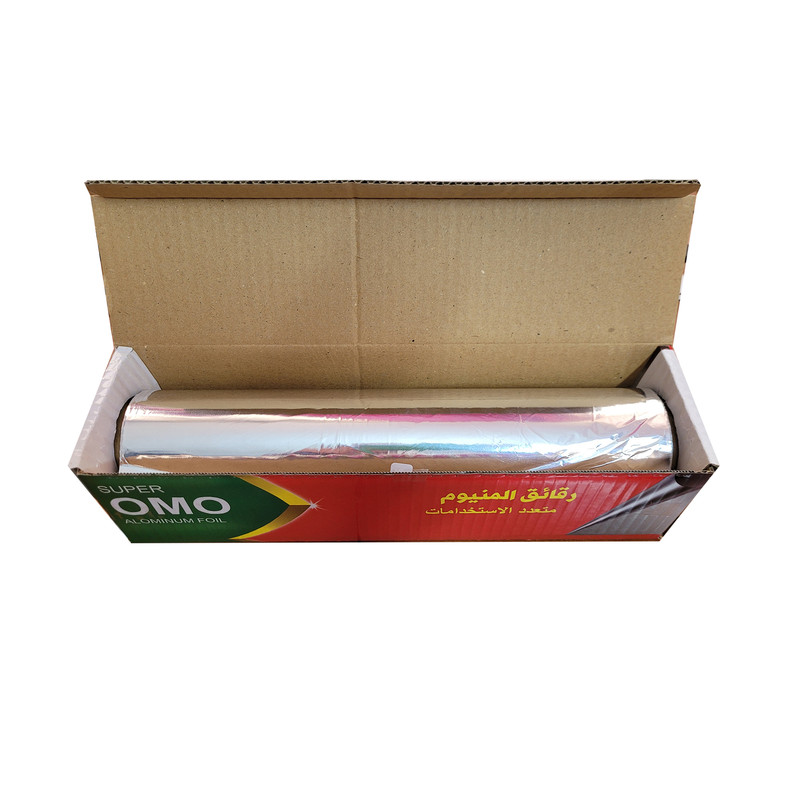 فویل آلومینیوم اومو طرح تیغه دار رول 60 متری فویل آلومینیوم اومو طرح تیغه دار رول 60 متری