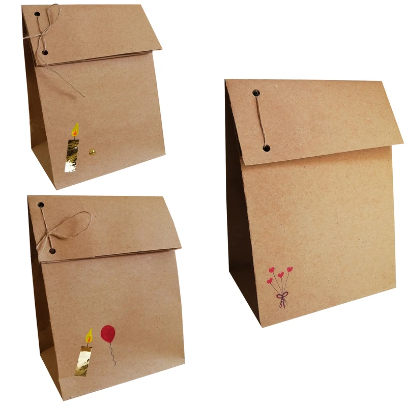 پاکت هدیه مدل تاشو A50 مجموعه 3 عددی