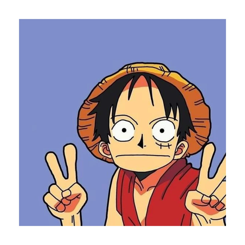 استیکر لپ تاپ و موبایل مدل انیمه طرح مانکی دی لوفی کد 189