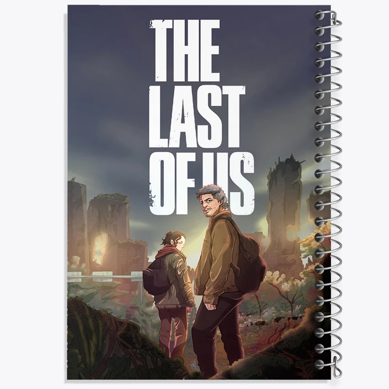 دفتر ژورنال نویسی 50 برگ خندالو مدل نقطه ای طرح لست آف آس (The Last Of Us) کد F1589