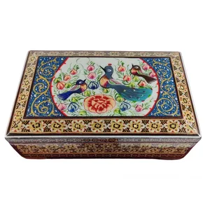 جعبه جواهرات خاتم کاری کد 06