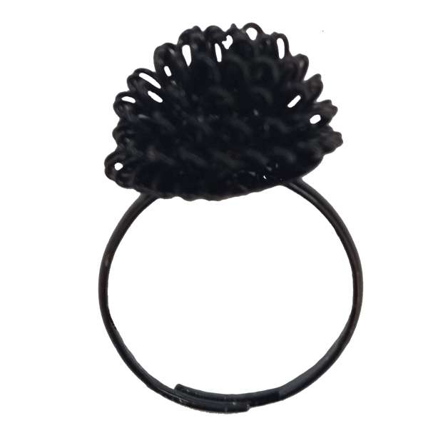 انگشتر دخترانه مدل گل کد 77 انگشتر دخترانه مدل گل کد 77