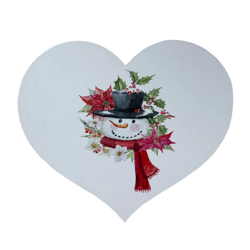  پادری طرح آدم برفی کد 5071 سایز 90 × 90 سانتی‌متر