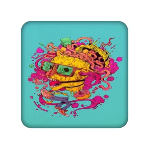 زیر لیوانی طرح مغز کد 827