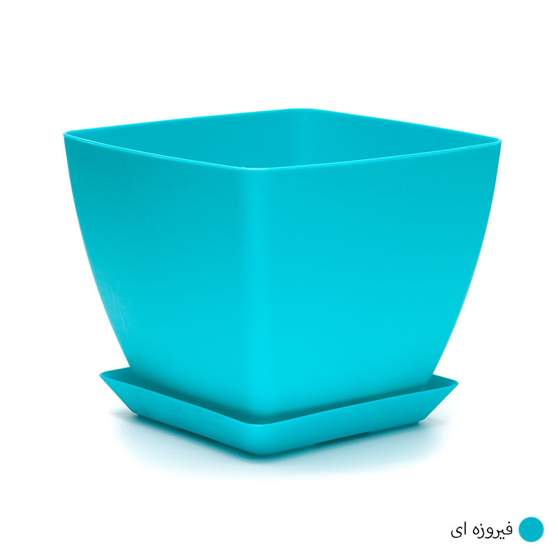 گلدان گل آذین مدل پلاستیکی مربع کد 030 گلدان گل آذین مدل پلاستیکی مربع کد 030