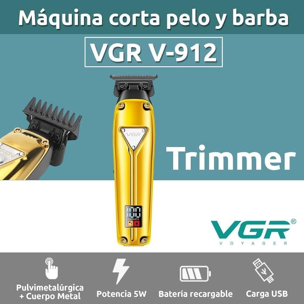 ماشین اصلاح موی سر و صورت وی جی ار مدل V-912 -  - 2