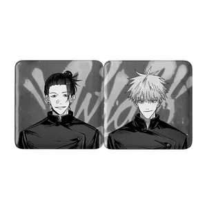 مگنت خندالو مدل گتو و گوجو ساتورو انیمه جوجوتسو کایزن Jujutsu Kaisen کد A228 مجموعه 2 عددی