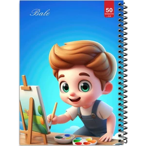 دفتر نقاشی 50 برگ انتشارات بله طرح پسرانه کد A4-L635