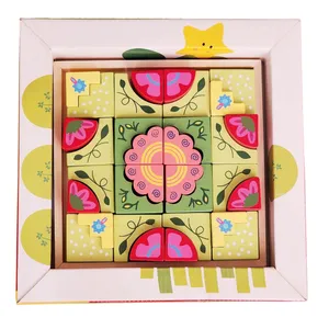 پازل 32 تکه مدل گلهای بهاری مناسب کودک و نوجوان