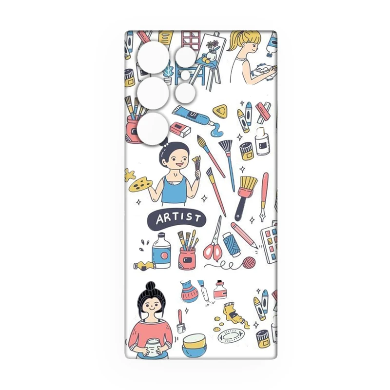 کاور مدل هنرمند کد 027 مناسب برای گوشی موبایل سامسونگ galaxy s23 ultra