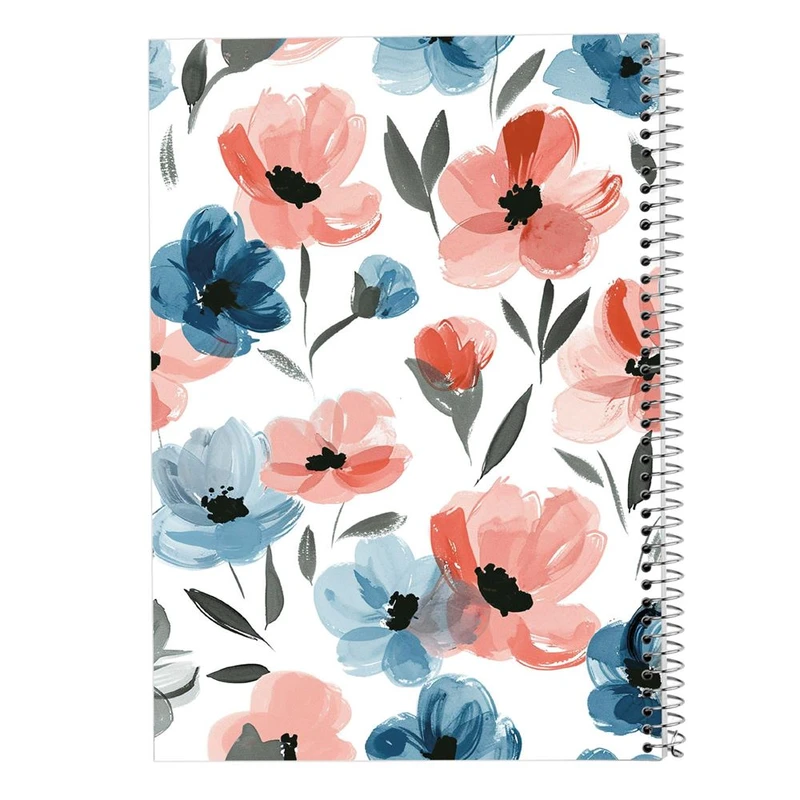 دفتر شطرنجی 50 برگ مدوپد طرح گل کد DF15904