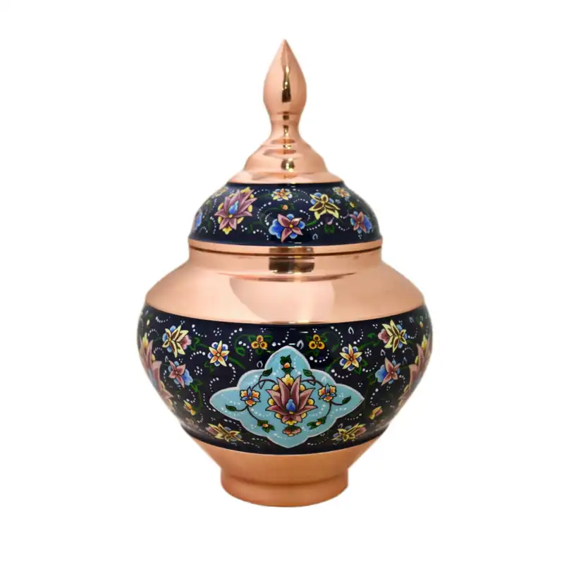 قندان مسی مدل سیبی کد 25