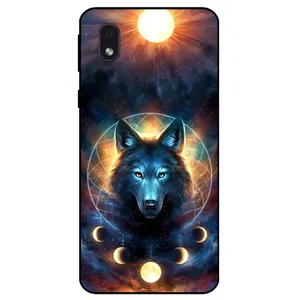 Megafone Wolf and Moon 8006 Cover For Samsung Galaxy A01 Core / M01 Core