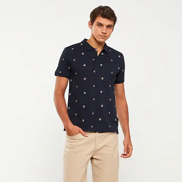 پولوشرت آستین کوتاه مردانه ال سی وایکیکی مدل S3AI24Z8-HRZ