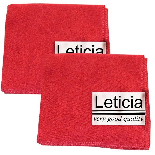 دستمال نظافت لتیسیا مدل سوپر میکروفایبر کد 1002 بسته 2 عددی