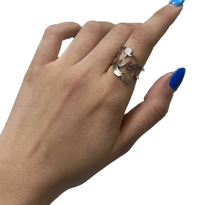 انگشتر مدل نقشه ایران 251