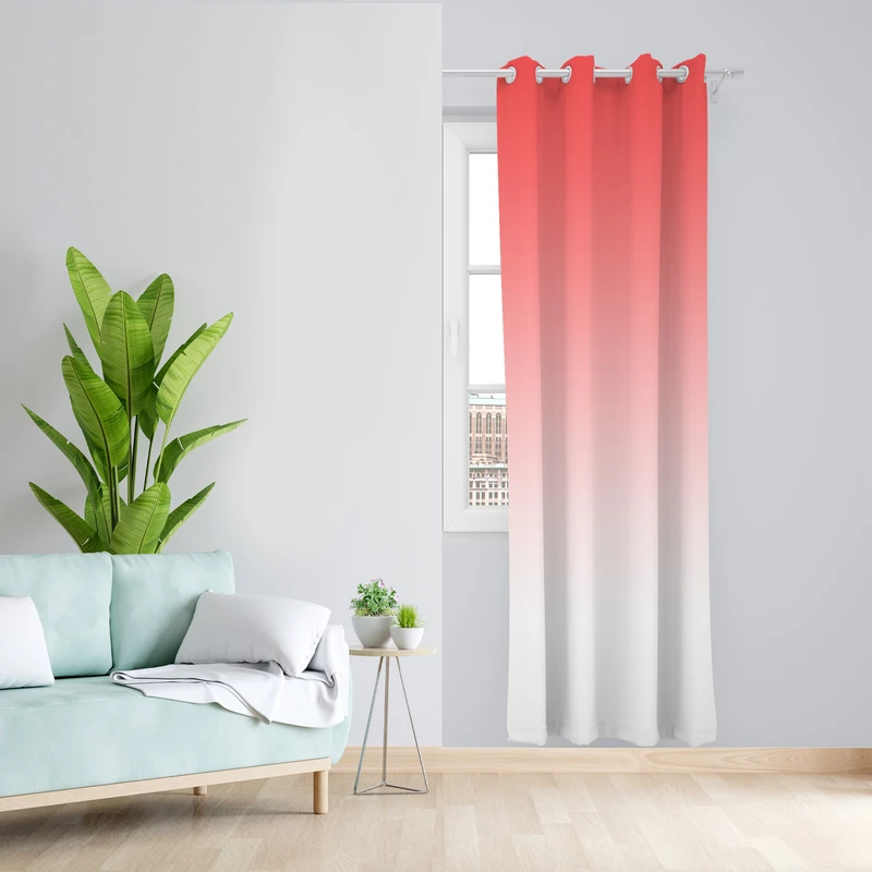 پرده طرح سایه روشن مدل مخمل پانچی کد L 375 Z سایز 140x200 سانتی متر