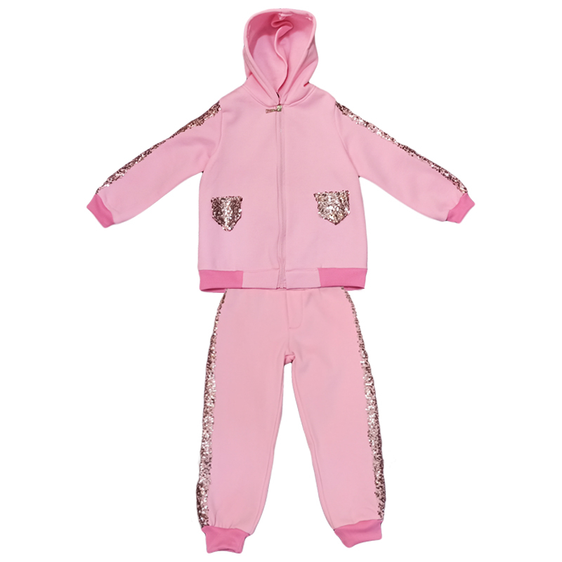 ست سویشرت و شلوار دخترانه مدل A500