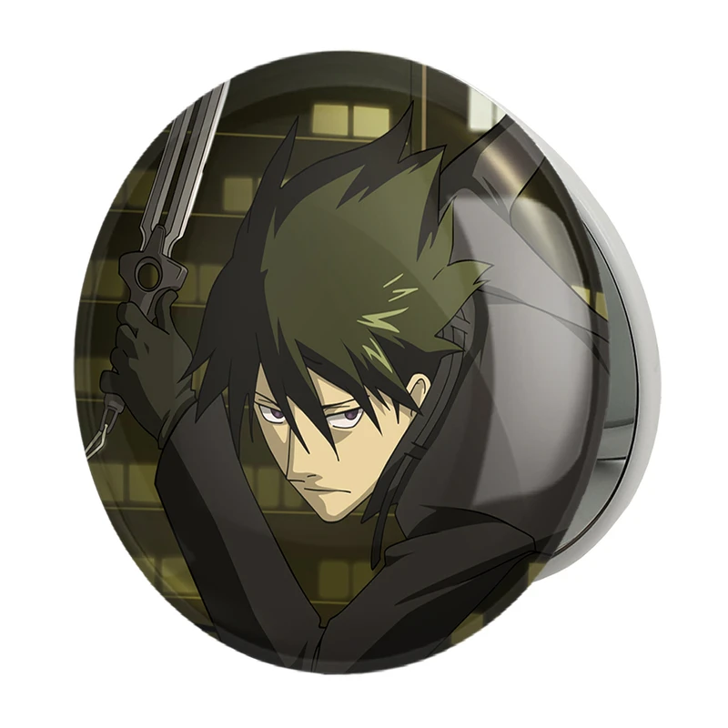 آینه جیبی خندالو طرح هی انیمه تاریک تر از سیاهی Darker Than Black مدل تاشو کد 23430 