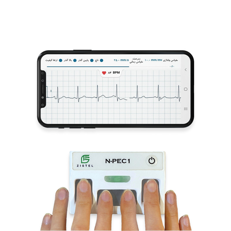 دستگاه ثبت نوار قلب زیستل مدل N-PEC1