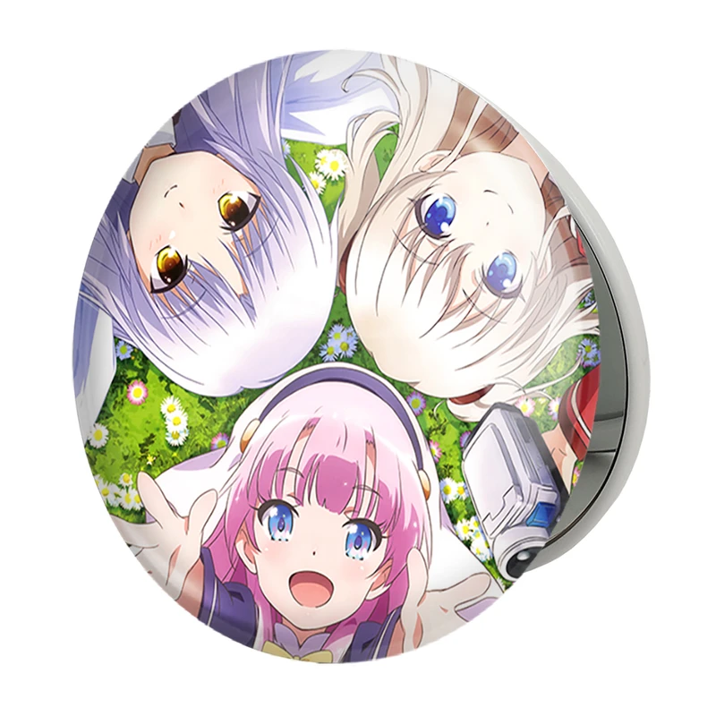 آینه جیبی خندالو طرح ‏هینا و توموری انیمه شارلوت مدل تاشو کد 32112