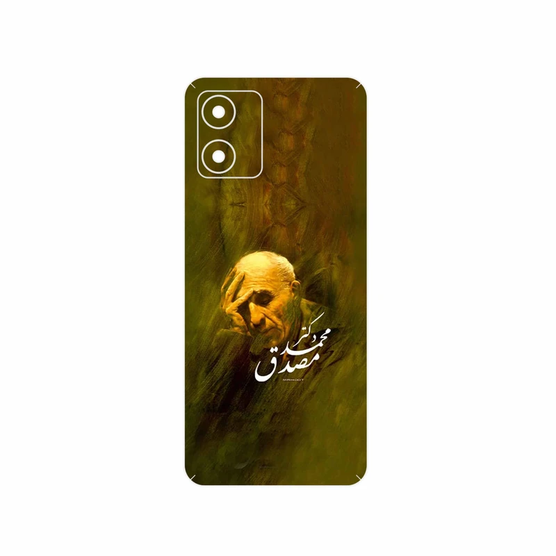 برچسب پوششی ماهوت مدل Dr_Mosadeq مناسب برای گوشی موبایل موتورولا Moto E13