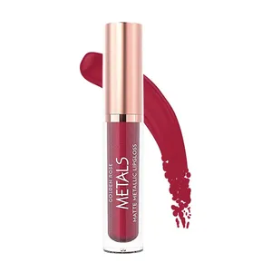رژ لب مایع گلدن رز مدل METALS شماره 57