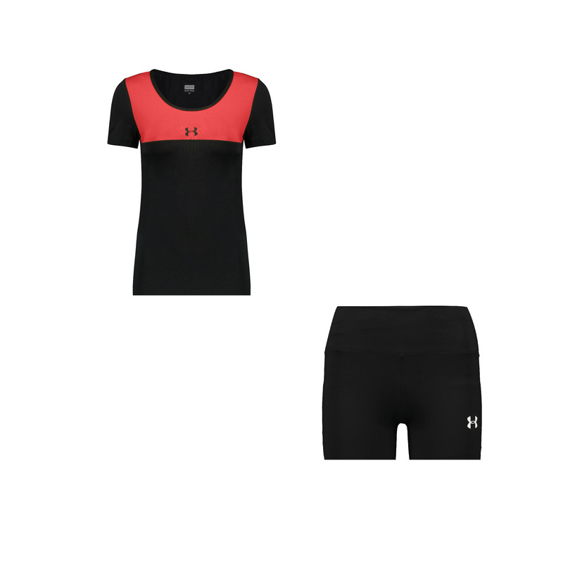 ست تی شرت و شلوارک ورزشی زنانه مدل 710102-55