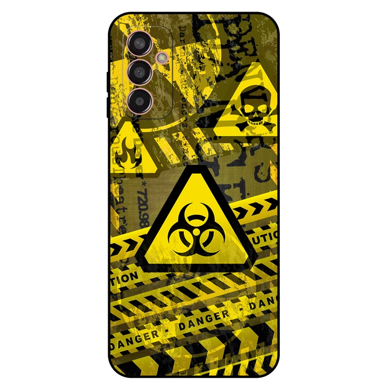 کاور مگافون طرح خطر مدل 7703 مناسب برای گوشی موبایل سامسونگ Galaxy F13