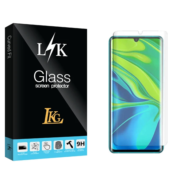 محافظ صفحه نمایش ال کا جی مدل LK UV مناسب برای گوشی موبایل شیائومی Mi note 10