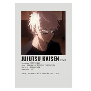 پوستر مدل گوجو ساتورو Satoru Gojo طرح انیمه جوجوتسو کایسن Jujutsu Kaisen کد 355