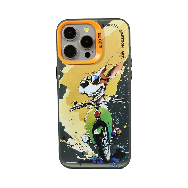 کاور مدل Socool طرح سگ موتور سوار مناسب برای گوشی موبایل اپل iphone 13 Promax