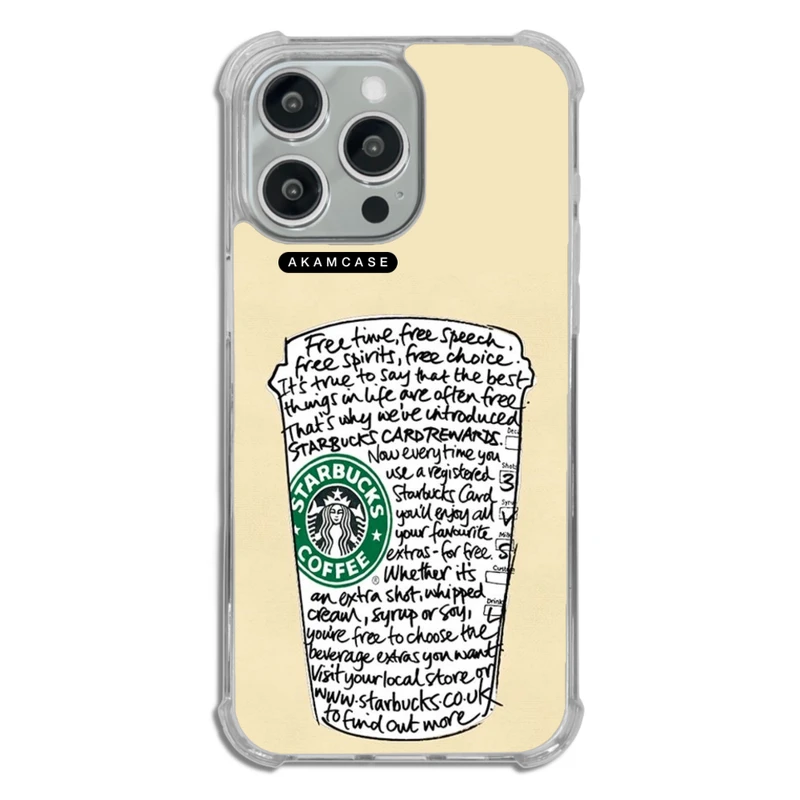 کاور آکام مدل AMCWTA15PROMAX-STARBUCKS14 مناسب برای گوشی موبایل اپل iPhone 15 Pro Max  